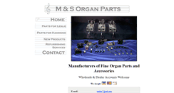 Desktop Screenshot of msorganparts.com